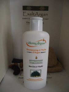 shampooing à l'huile d'argan